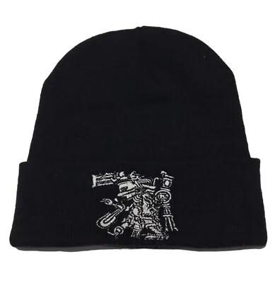 Mens Chicano Aztec Custom Design Winter Beanie God Of Night Smoking Mirror • $18