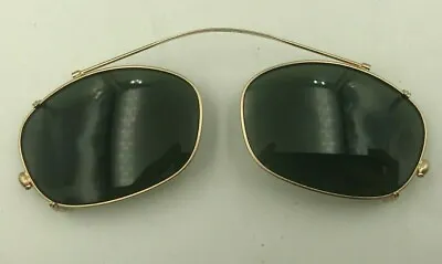 Vintage Pierre Cardin PC-087 Gold Metal Oval Clip-On Sunglasses Eyeglasses  • $16.80