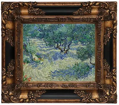 Van Gogh Olive Orchard / Olive Grove 1889 Wood Framed Canvas Print Repro 8x10 • $98.44