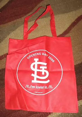 St Louis Cardinals MLB Opening Day TOTE BAG 2006 SGA McDonald's NEW • $5.99