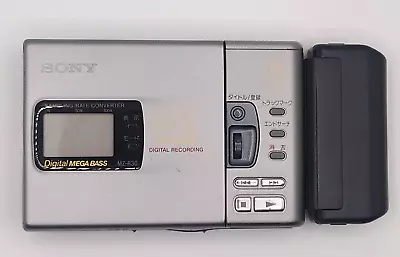 Sony Portable Minidisc Recorder MD Walkman MZ-R30 Silver From JAPAN • $110