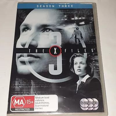 The X-Files - Season Three / Series 3 (DVD 1995) 6 Disc Set - FREE POST  • $8.99