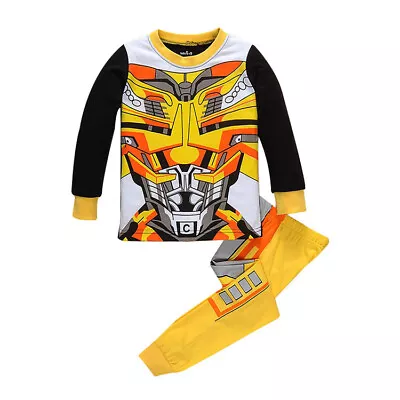 $16.07 • Buy BNWT Transformers Boys Kids Pyjamas 100% Cotton Tshirt Pajamas Sleepwear New