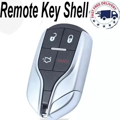Remote Car Key Shell Fob For Maserati Ghibli Quattroporte Fob 4 Buttons Panic • $18.55