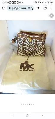 Michael Kors Hamilton Animal Print Shoulder Bag WITH DUST BAG! • $120