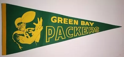 Green Bay Packers NFL Football Vintage 60s Pennant • $167