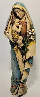 Statue Madonna With Child Mary With Jesus  • $39.99