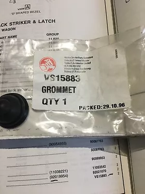 Holden Camira JB JD JE Rear Door Switch Cover Rubber.   P/N VS15883     GMH NOS • $16