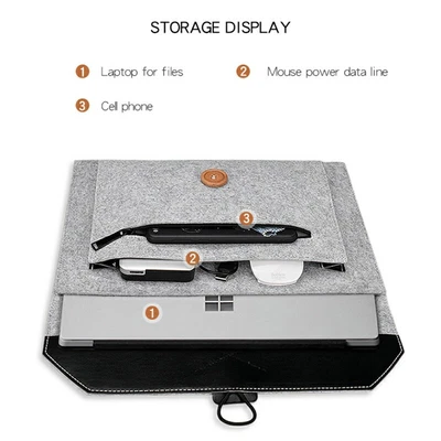 £9.02 • Buy 13 Inch MacBook Pro/iPad Sleeve Felt Laptop Protective Case  UK.