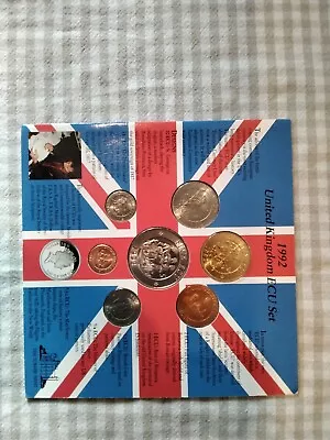 Tower Mint 1992 United Kingdom ECU Coin Set European Currency Unit 7 Coins • £9