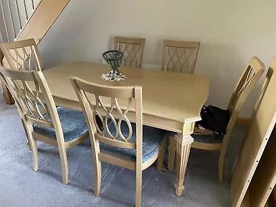 Modern Oak Dining Table With 6 Chairs And Extention (Need Gone By May 4 ) • £295