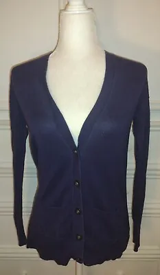 Mossimo Size S 100% Cotton Weather Blue Button Front Cardigan • $10.50