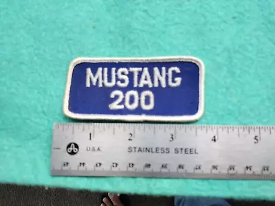 Vintage Ford Mustang 200  Service Dealer Hat Patch • $7