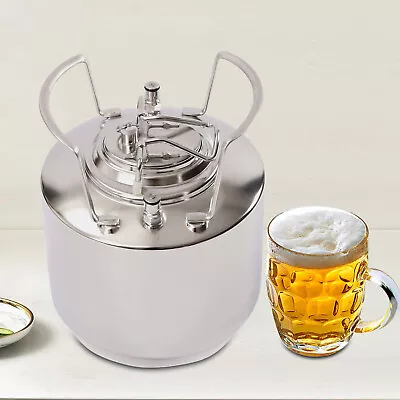 Stainless Steel 1.6 Gallon Mini Ball Lock Keg System For Small Batch HomeBrewing • $70