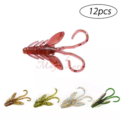 Yoshikawa Soft Crawbaby Lures 1.5  Plastic Micro Nymph Creature Fishing Baits • $8.53
