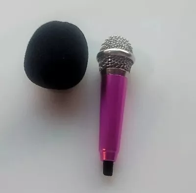 Tiny Fake Prop Pink Mini Microphone 2  • $8.50