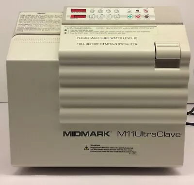 Midmark Ritter M11 Ultraclave Automatic Sterilizer Autoclave Dental • $3200