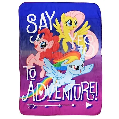 My Little Pony Kids Girls Fleece Throw Blanket Sheet 45 X 60 In New • $17.05