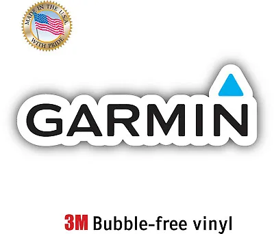 Garmin Gps Decal 3m Sticker Made In Usa Window Car Laptop Wall • $2.79