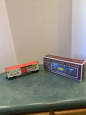 K-Line K6426 O Gauge MKT  The Katy  Boxcar NIB Plus 1993 K-Line Christmas 9004 • $35