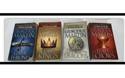 George RR Martin PB Game Of Thrones Lot Of 4  A Song Of Ice And Fire Series • $17.99