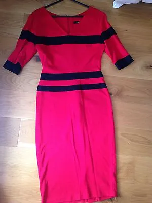 McBerry Red Pencil Dress UK 10 • £20