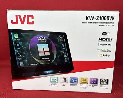 JVC KW-Z1000W 10.1  Floating Touchscreen Digital Multimedia Receiver Apple Car • $849