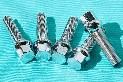 Set Of 5 Chrome Mercedes Benz Lug Bolts Nuts ML350 S500 GLK350 S550 CL500 GL450 • $999.99