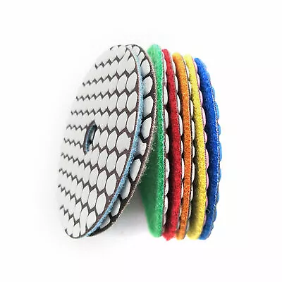 Flexible Diamond Dry Polishing Pad 72 PCS Masonry Stone Concrete Grinding Wheels • $219.99