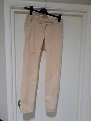 Next Maternity Beige Chino Trousers Size 8 R • £3.50
