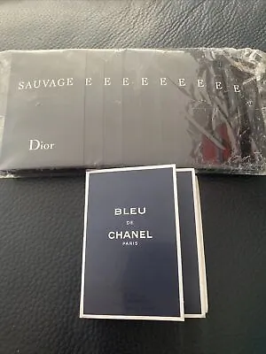 Dior Sauvage EDT Perfume Sample 1ml Spray 100% Genuine Bonus Bleu De Chanel • $99.99