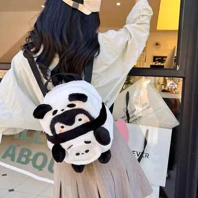 Cartoon Panda Penguin Backpack Large Capacity  Personality   Men • £8.84