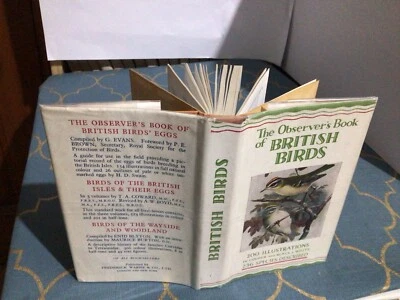 £19.99 • Buy Observers Book Of British Birds 1954