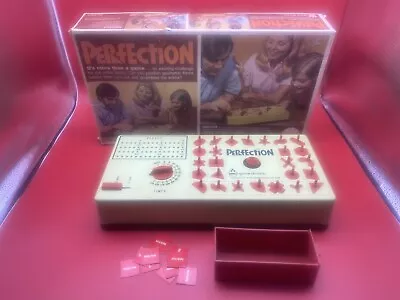 Vintage 1973 Reed Toys Perfection No.4000 Game - 26 SHAPES & Drawer Lot ONLY • $12