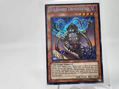 YuGiOh Evilswarm Thunderbird HA07-EN051 1st Edition Secret Rare NM • $2.49