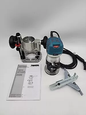 Makita 6.5 Amp 1-1/4 HP Corded Plunge Base Variable Speed Compact Router Kit • $149.99