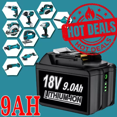 For Makita 18V 9Ah LXT Lithium-Ion BL1860 BL1850 BL1830 BL1815 LED Tool Battery • $26.31