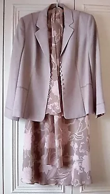 Jacques Vert Wedding/Occasion Ladies 3 Piece Outfit Inc. Scarf • £39.99
