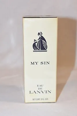RARE Vtg Lanvin No. 12 My Sin Eau De Lanvin 8fl Ozs. New Old Stock In Sealed Box • $549.99