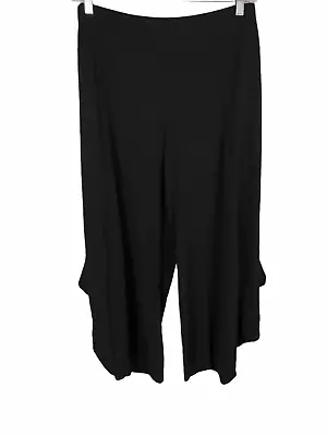 G.I.L.I. Women's Petite Pull-on Jetsetter Harem Pants Solid Noir Black PXL Size • $20