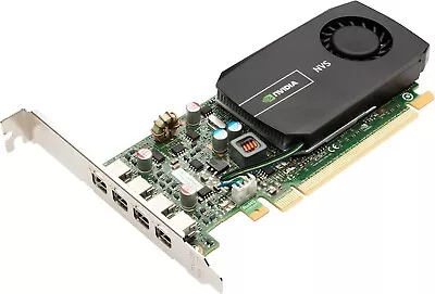 NVIDIA NVS 510 2GB GDDR3 4-Mini DisplayPort Low Profile PCI-Express Video Card • $44.50