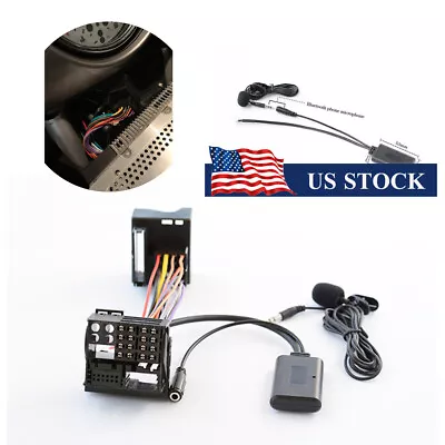 12-Pin Bluetooth Module AUX Cable Adapter For BMW Z4 X3 E83 Mini Cooper R50 R53 • $18.26