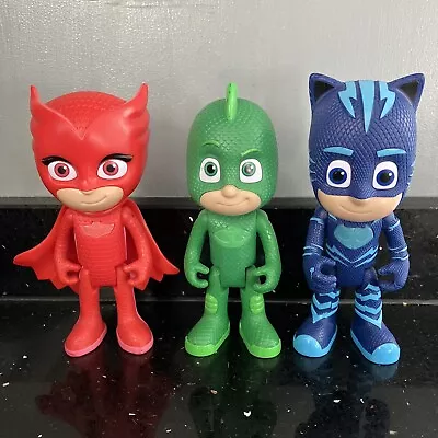 PJ MASKS TALKING FIGURES LARGE 6” Inch CATBOY GEKKO OWLETTE TOYS • £13.79