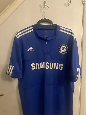 £30 • Buy ADIDAS CHELSEA FC 2009/2010 Home Shirt Football Jersey Blue Men's Large.