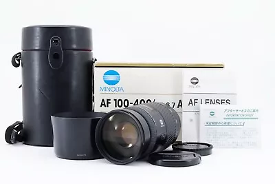 Minolta AF APO Tele Zoom 100-400mm F/4.5-6.7 Lens For Sony A-Mount W/Box [Exc++] • $215