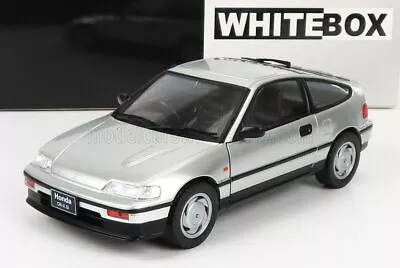 Whitebox 1/24 Honda CR-X Silver 1987 Classic Metal Model Car • £44.99