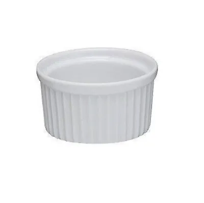 White Ceramic Ramekin 8cm - Set Of 6 • £10.99