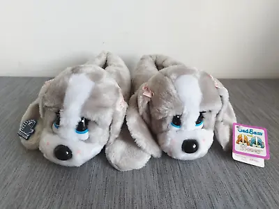 £39.99 • Buy Vintage Sad Sam Honey Plush Slippers Size Small With Original Tags Applause 1989