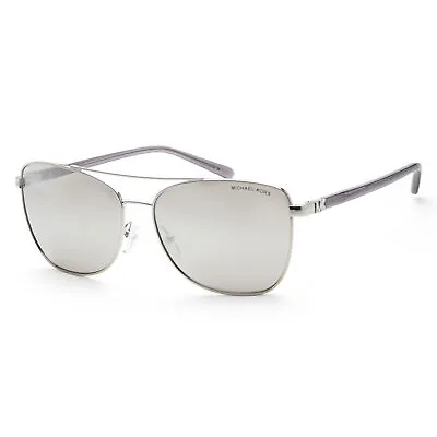 $44.99 • Buy Michael Kors Women's MK1096-11536G-59 Stratton 59mm Silver Sunglasses