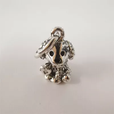 Pandora Poodle Puppy Dog S925 Sterling Silver ALE Pendant Charm • £20